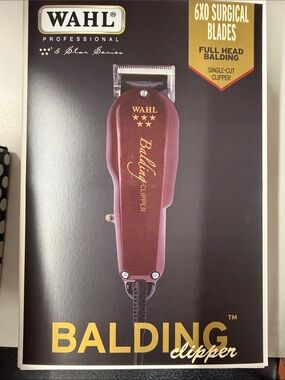 NEW Wahl Burgundy Balding Clipper New in Box